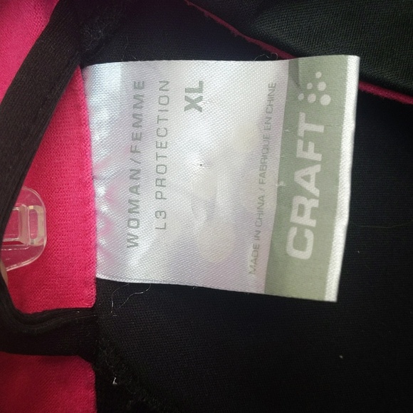 Craft L3 Protection Black & Pink Full Zip Cycling Jacket - Women's XL - Picture 5 of 8